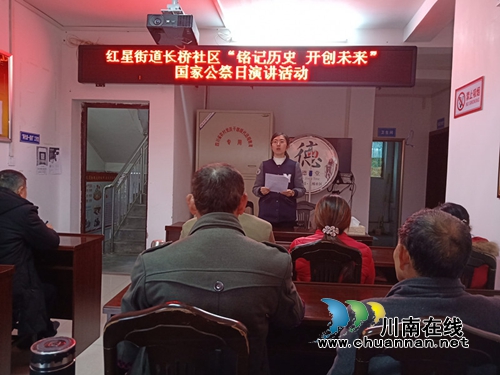 龙马潭区红星街道党工委开展国家公祭日系列活动(图2)