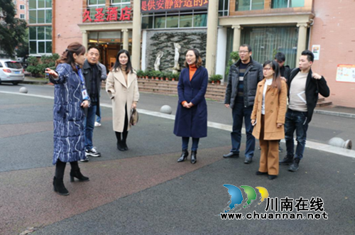 中国西部现代物流港考察龙马潭区红星街道基层党建工作(图1)