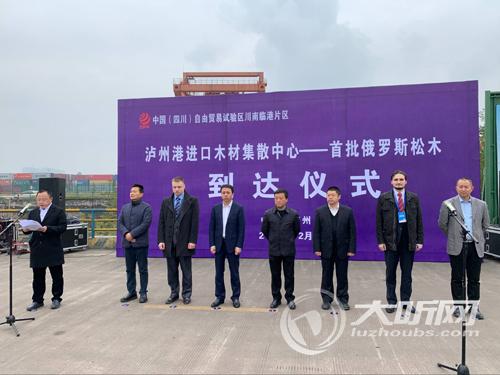 融入一带一路建设&nbsp;泸州港迎来首批俄罗斯松木(图2)