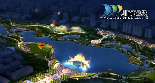 总投资近3亿！泸州酒谷湖项目预计明年底竣工(图1)