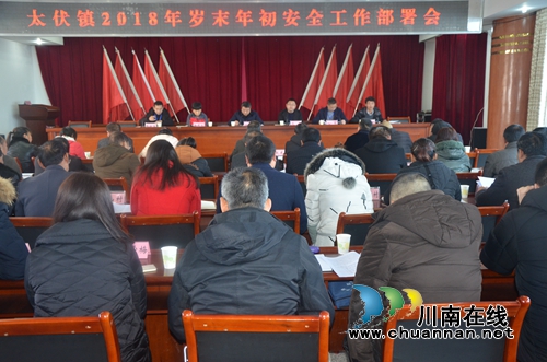 泸县太伏镇召开岁末年初安全生产工作部署会(图1)