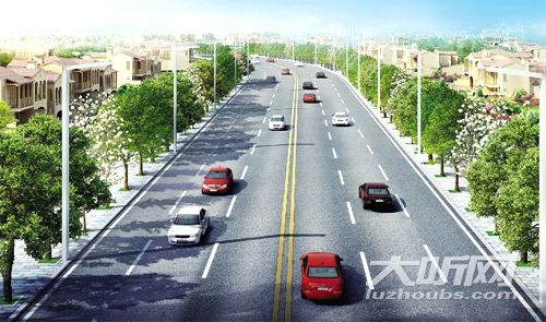 双向6车道&nbsp;泸州又一城市主干道路开建(图1)