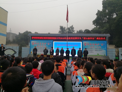 纳溪区棉花坡镇关工委开展爱心助学活动(图1)