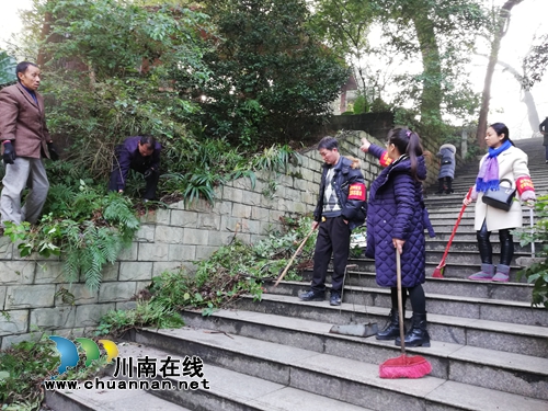江阳区麻柳湾社区深入开展巩固“创文”成果工作(图5)