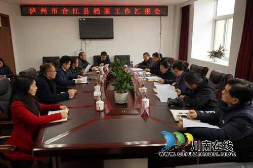 四川省档案馆馆长高山一行到合江县调研档案工作(图2)