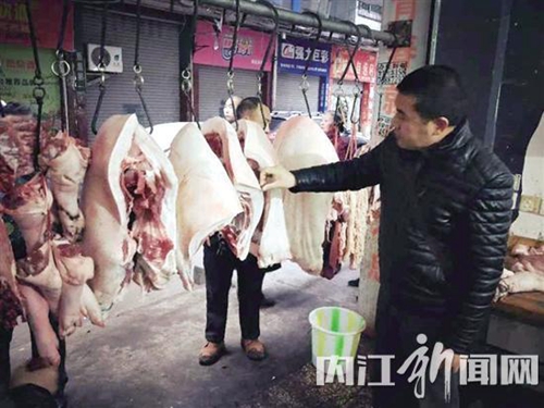 异地买猪私自屠宰违法售卖&nbsp;内江商贩被拘5天(图1)