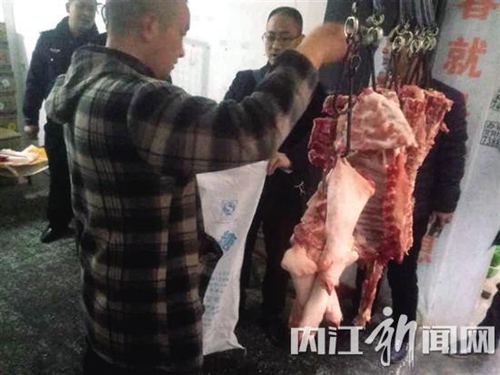 异地买猪私自屠宰违法售卖&nbsp;内江商贩被拘5天(图2)