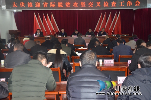 泸县太伏镇召开迎省际扶贫交叉检查工作会(图1)