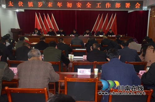 泸县太伏镇召开岁末年初安全工作部署会(图1)