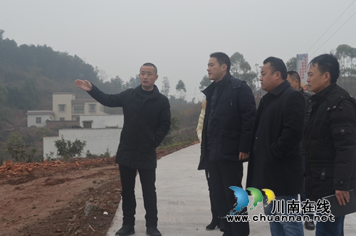 泸县玉蟾街道开展重点项目推进情况调研(图1)