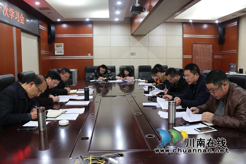 泸县百和镇党委中心组召开2019年第一次学习会(图1)
