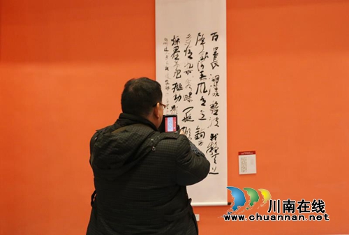 四川46位知名书法家作品亮相酒城&nbsp;展出一个月(图6)