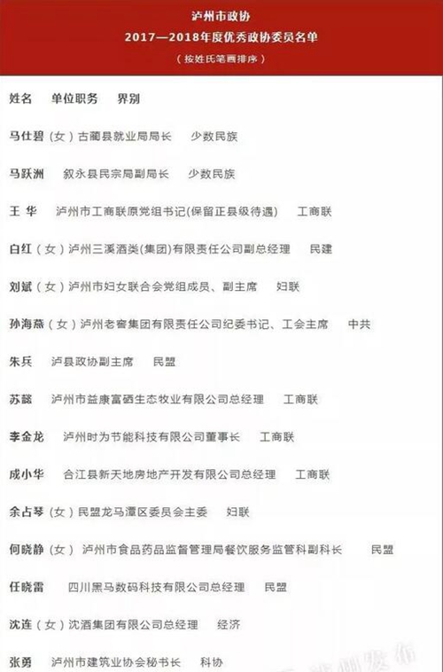 泸州市政协八届三次会议开幕(图8) 泸州市政协八届三次会议开幕(图8)