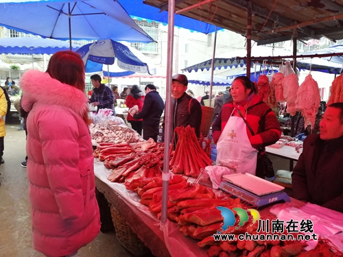 泸县潮河镇组织开展腌腊肉制品食品安全专项检查(图1)