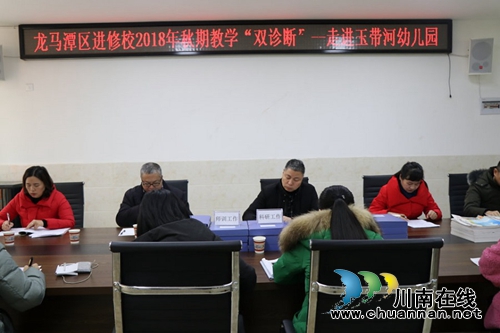 龙马潭区进修校教学“双诊断”——走进玉带河幼儿园(图1)