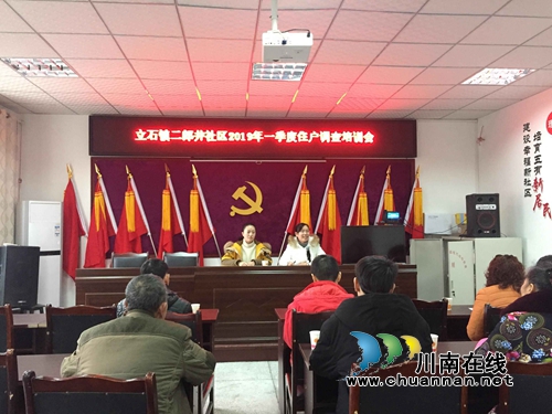 泸县立石镇召开2019年第一季度城乡居民可支配收入记账培训会(图1)