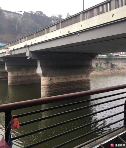 小伙轻生跳河&nbsp;自贡民警“飞身”救人扭伤脚踝(图3)