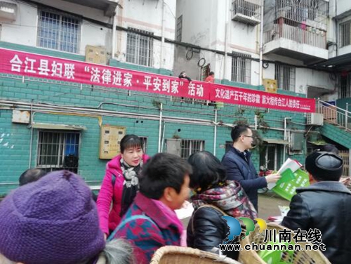 合江县妇联开展“法律进家 平安到家”宣传活动(图1)