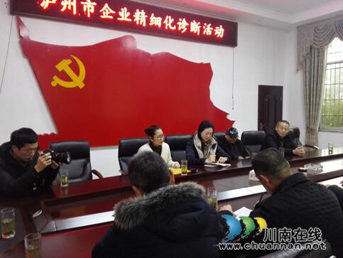 泸县经商局聘请专家为中小企业实施“精细化诊断”(图1)