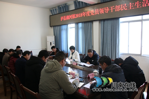 陈佳出席泸县潮河镇2018年度民主生活会(图3)