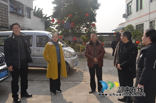 泸县玉蟾街道：人大代表开展春节慰问活动(图2)