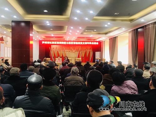 江阳区张坝街道匠心社区召开党员年终总结大会(图3)