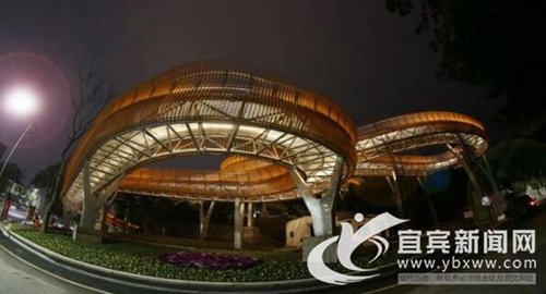 快来走起&nbsp;宜宾翠屏山人行栈桥350米对外开放(图1)