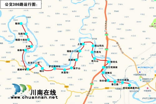 今日起&nbsp;坐公交386路逛沱江骑行道赏江畔美景(图1)