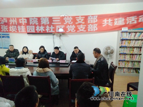 泸州市中级人民法院到张坝街道开展共建活动(图1)