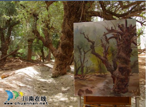 2日起&nbsp;东门口看返乡相画家赖世其迎春油画展(图1)