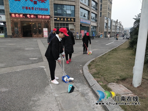 江阳区张坝街道沙坪社区开展未成年人寒假社会实践活动(图2)