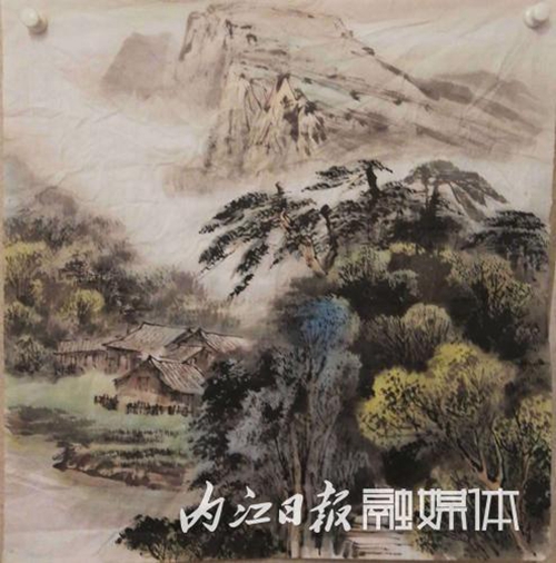 山沟里走出的内江画家&nbsp;要记录祖国文化名城(图2)