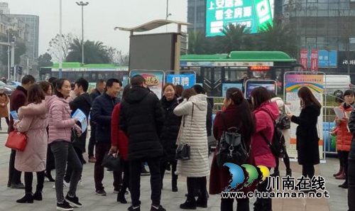 龙马潭区在万达广场举办智能终端企业招聘会(图2)