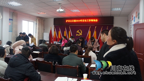 泸县立石镇召开2019年安全工作现场会(图1)