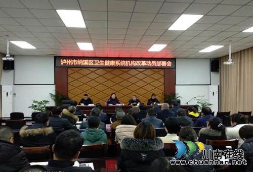 泸州市纳溪区卫健局召开机构改革动员部署会(图1)