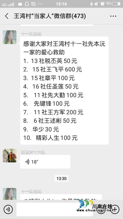 群众遭遇车祸 泸县太伏镇微信群下起“红包雨”(图4) 群众遭遇车祸 泸县太伏镇微信群下起“红包雨”(图4)