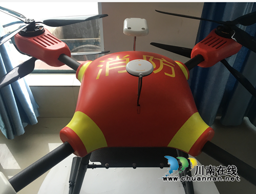 “泸州造”消防系留无人机参加实战演练(图2)