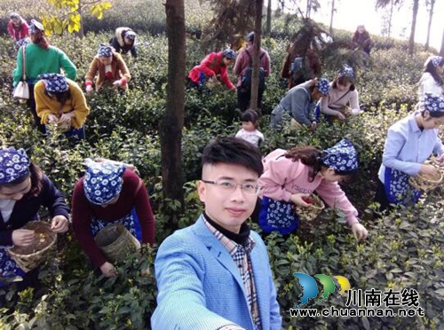 纳溪：茶山情歌飘香幸福&nbsp;网络红人助农增收(图1)