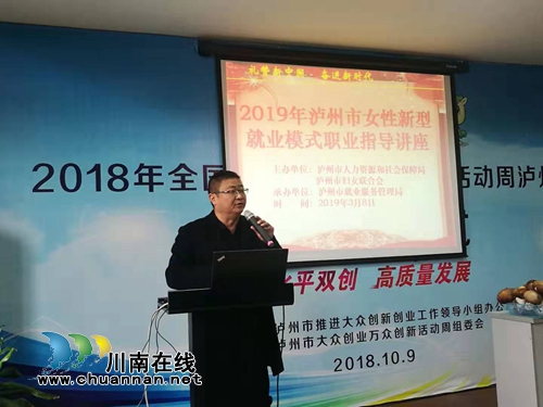 泸州举办2019年女性新型就业模式职业指导讲座(图6)
