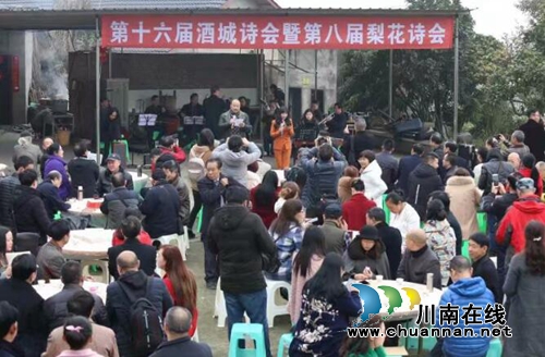 名家云集&nbsp;第16届酒城诗会暨第8届梨花诗会举行(图3)