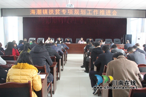 泸县海潮镇召开扶贫专项规划工作推进会(图1)