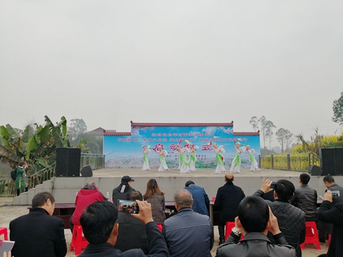 宜宾宗场镇第三届李花节开幕&nbsp;满山风华如雪堆(图2)