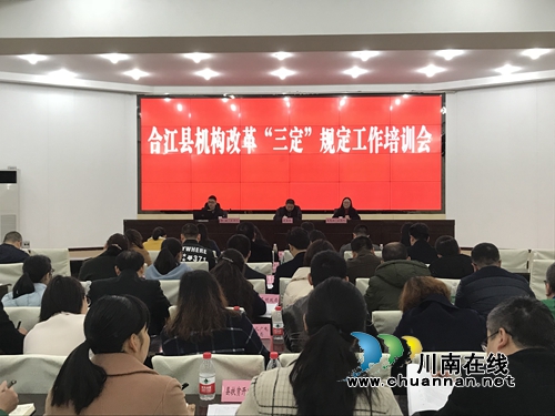 合江县召开全县机构改革“三定”规定工作培训会(图1)