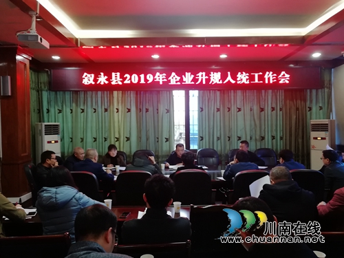 叙永县扎实开展2019年“四上”企业升规入统工作(图1)