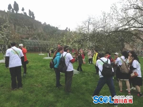 这个春日 去自贡三多古寨赏梨花(图1) 这个春日 去自贡三多古寨赏梨花(图1)