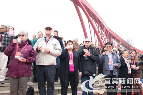 国际茶界大咖齐聚长江公园&nbsp;共饮宜宾早茶(图4)