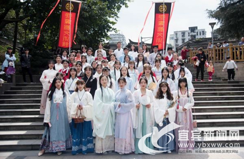 弘扬传统文化&nbsp;宜宾汉文化爱好者举办花朝节(图7)