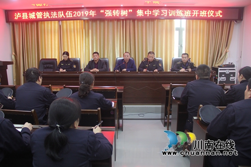 泸县综合行政执法局开展“强转树”集中学习训练(图5)