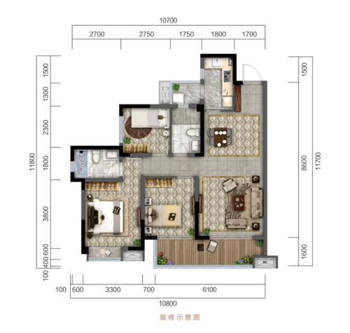 户型鉴赏|宽境高层，让回家成为一种期待(图7)