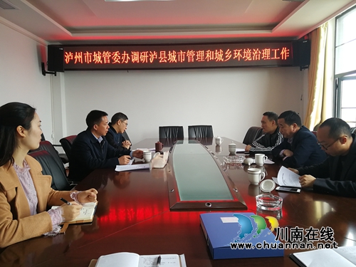 泸州市城管委办调研泸县城市管理和城乡环境治理工作(图2)